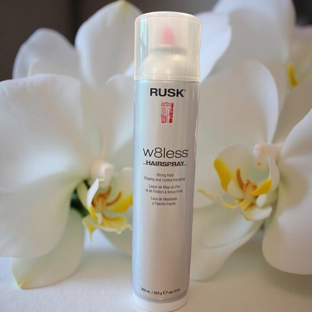 Rusk W8Less Strong Hold Hairspray  10 oz